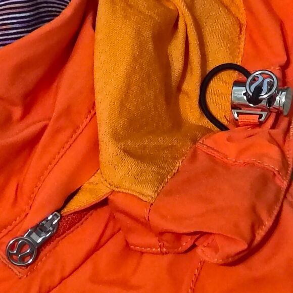 Lululemon Women's Orange Jacket - Picture 3 of 8